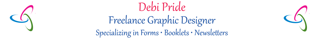 Debi Pride, Freelance Graphic Designer